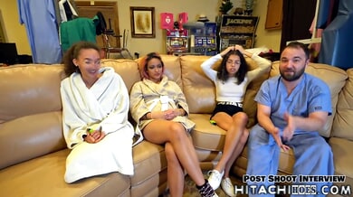 Cindi Loo and nurses administer electrified therapy to bound patient in fetish clinic