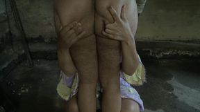 Cheating cuckold wife has kinky sex with soldier in her basement