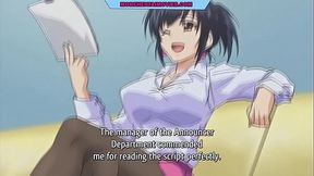 the coffee with cum for my busty boss - Hentai