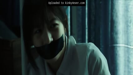 Korean Girl Gagged 01(black Tape)