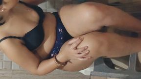 Latika take shower without clothes