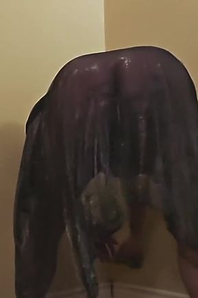 Transparent Clean Try-on Haul. Cleaning the Wall