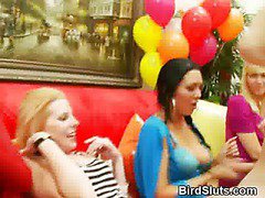 Women Turn To Cock Sluts At Birthday Party