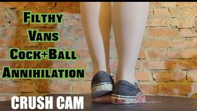 Annihilated under Vicious Vans **CRUSH CAM** Sadistic Skater Girl in filthy Vans Marching on your Cock and Balls as you cum hard