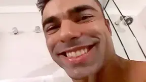 Jerks Off In The Shower With Edu Ardo