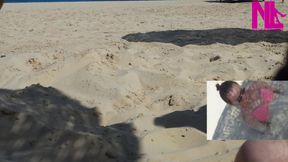 Me Being Tickled on My Feet on the Beach