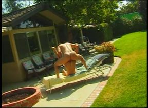 Small tits hairy chick fucked outdoor