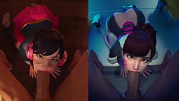 D.Va Loves To Suck Cock - Overwatch 2 Porn