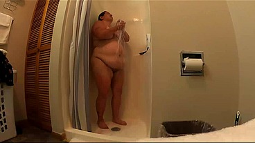 Sexy BBW Cabin Shower