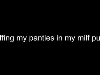 Stuffing my pants in my mother i'd like to fuck vagina