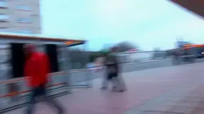 Ava Dalush flashing in public