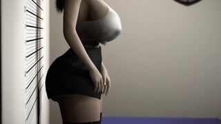 Tall Woman Caught Growing Big Titties - Part one