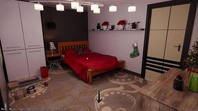 Big Tits College Blonde Plays with Double Sided Green Dildo