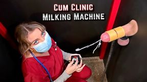 Cum Clinic Gloryhole - Milking Machine Drains Blue Balls
