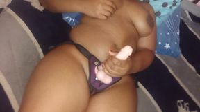 He Can't Ride My Big Dildo but I Still Fuck Him Doggystyle