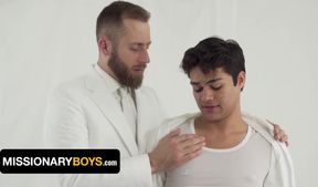 Innocent Little' Guy Gets His Virgin Pooper Slammed By Bishop Joel Someone - Missionary Men