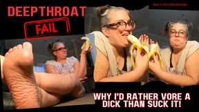 Deepthroat FAIL: Why I’d Rather Vore a Dick than Suck it ft OctoGoddess BBW MiLF, Eating, Biting, Chewing, Teeth Fetish, Penis Vore 1080p