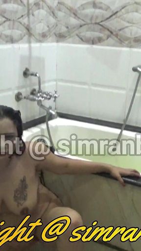 Nude Bathing Video of Simran