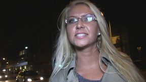 Desperate Blonde Shows Her Tits And Pussy For Fame