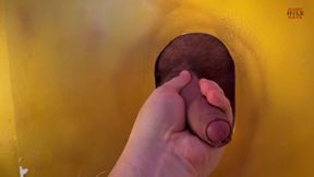 Gloryhole Deep Blowjob and Swallow