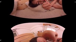 Wake up to Mukai Ai's intimate VR morning cuddles and steamy fun