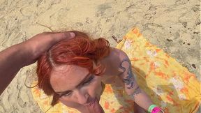 Stranger Fucks Me on a Nude Beach After I Blow Him � Real Voyeur Caught Jerking Off Watching Us