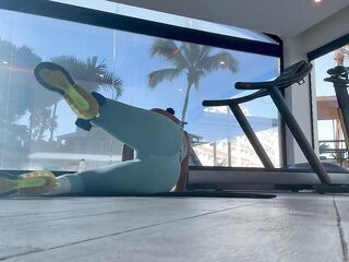 Fit Teen Bubble But Bangs her Personal Trainer after the Gym - Who is Lilly