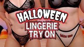 Halloween Lingerie Try On