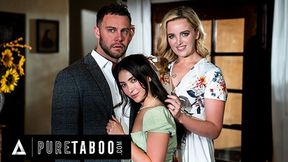 MILF Charlie Forde fulfills taboo stepdad/stepdaughter fantasy with Jane Wilde