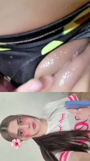 Omg Colombian influencer is seen masturbating   Clip 1