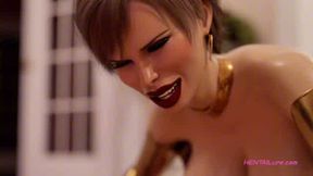 Flirty stepmom strips down for late loving after nigh party