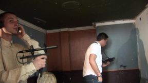 two d. female ghosts take two ghost hunters cocks in their asses for great group anal and dp ending with cum sharing facial