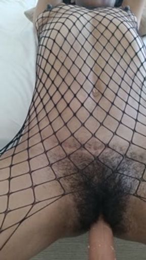 SCARED black girl is TIED UP AND FUCKS with a sex machine(Several Screams)