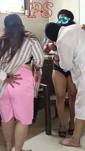 Desi Foursome Malik Dost Ne Maid Aur Biwi Ko Ek Sath Choda Hindi Audio