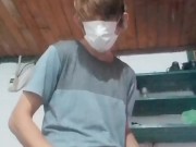 Boy gets bored and masturbates sweetly