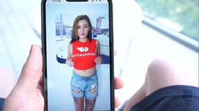 Who Ordered DoorSmash!? Katie Kinz Delivers Her HUGE Natural Tits On-demand