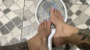 spanking on the feet