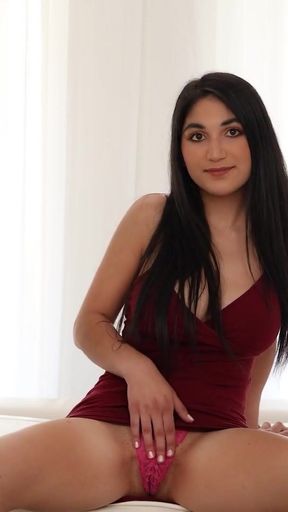 Middle Eastern Girl not so shy now!   Clip 1