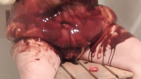 Bbwchocolate Milk Messy Play Then Wash It All Clean!