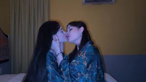 I am fucked my lesbian stepsister RAW: session of slut