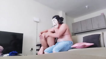 HALLOWEEN IS HERE! BIG ASS AND BUSTY STEPMOM WITH A NICE, NARROW AND JUICY PUSSY FUCKS FOR HALLOWEEN WITH HER OWN STEPSON, REAL HOMEMADE AMATEUR SEX.