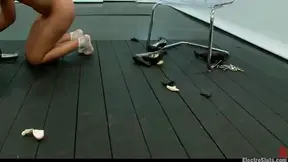 Mz Berlin Dominates Skin Diamond With Strap-On in Sensual FemDom Scene