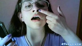 live fetish play snots & nose