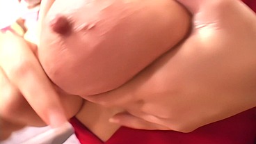 Taryn Plays With A Glass Dildo That She Pushes Into Her Moist Pussy
