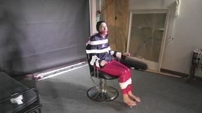 Rachel adams tied and gagged in shiny nylon Clothes