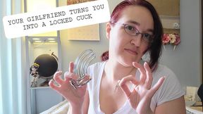 Your Girlfriend turns you into a locked beta cuck - chastity