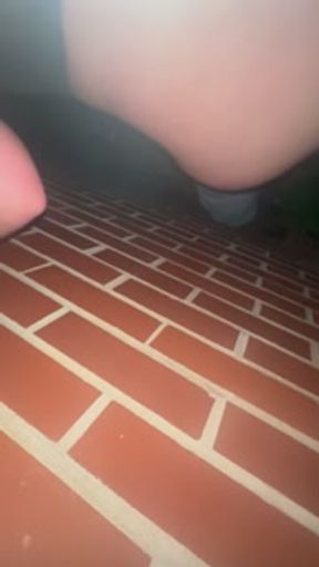 Fucking this bitch outside the bar