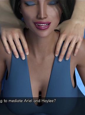 Stranded in Space - Getting a Hot Handjob by Indian MILF with Huge Tits