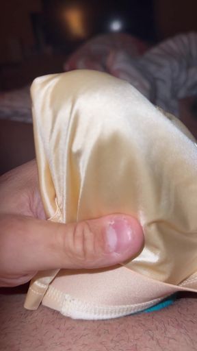 Beige Silky Panties