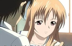 Bondage hentai coed watching her friend fucked in the